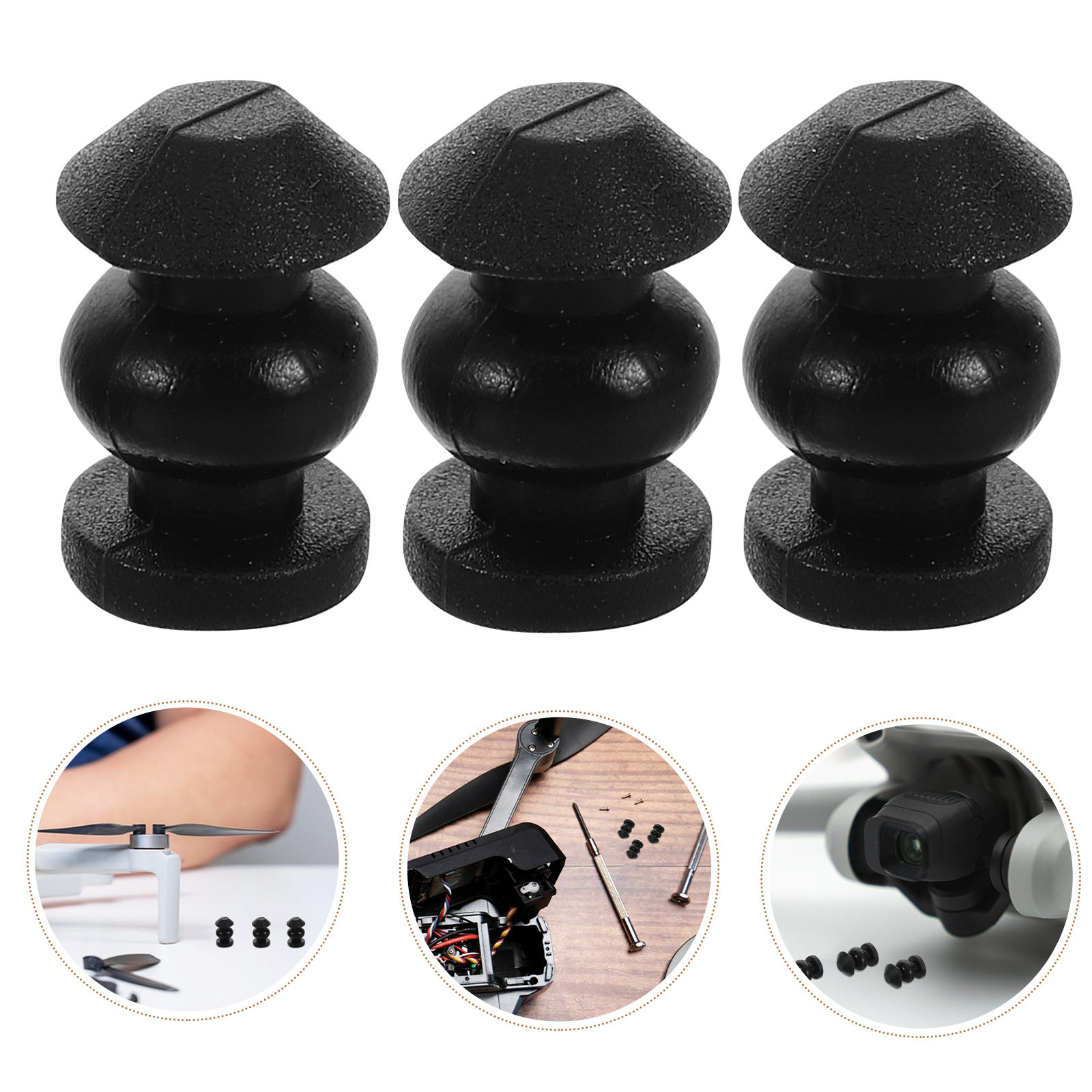 Drone Gimbal Dampener - 10 pièces de billes amortissantes en