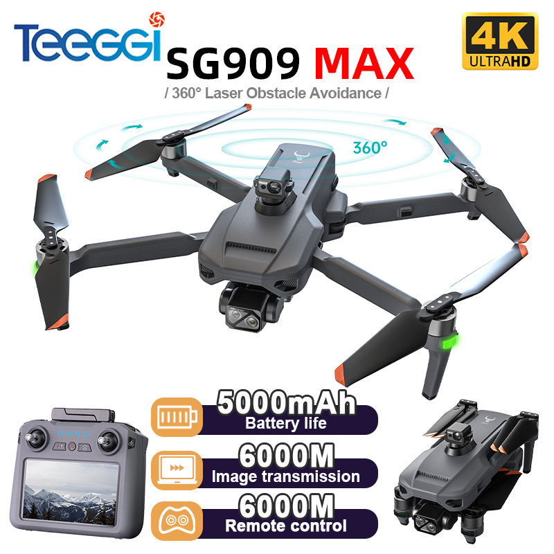 Drone Gimbal 3 Axis - Drone GPS Teeggi SG909 MAX avec