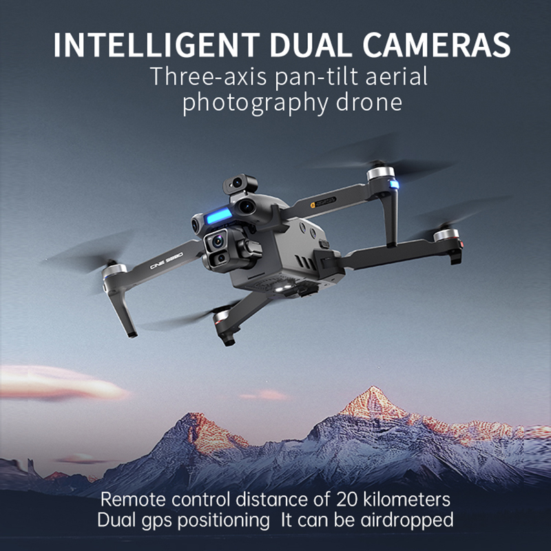 Nouveau drone 8K à double camé - Drone Gimbal Mount avis et prix
