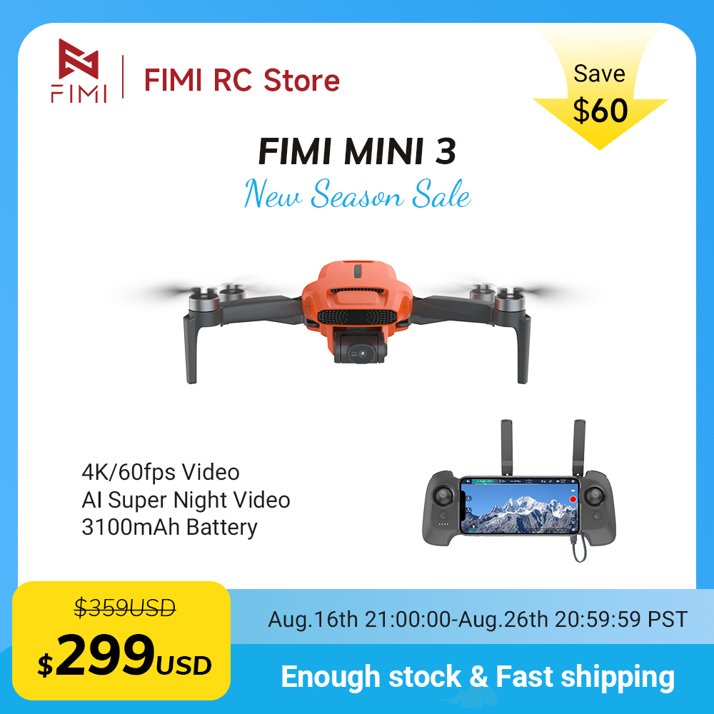 Drone FIMI MINI 3 avec caméra  - Drone Gimbal 3 Axis avis et prix
